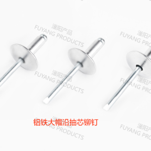 Large flange blind rivets with wide heads