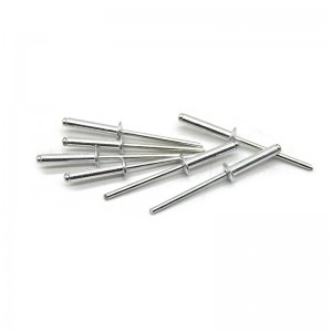 Open End Blind Rivets Open end blind rivets available in different materials