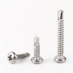 Stainless steel Phillips pan head self drilling screws